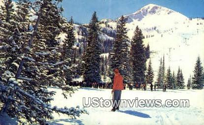 Mt Millicent Ski Lift - Brighton, Utah UT Postcard