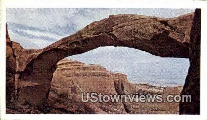 Landscape Arch - Arches National Monument, Utah UT Postcard