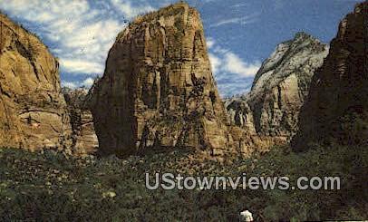 Angel's Landing - Zion National Park, Utah UT Postcard