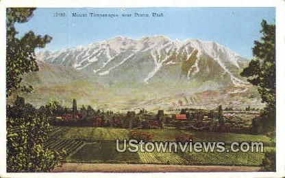 Mount Timpanogos - Provo, Utah UT Postcard