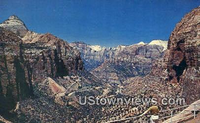 Mt. Carmel Highway - Zion National Park, Utah UT Postcard