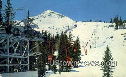 Big Cottonwood Canyon Ski Lift - Brighton, Utah UT Postcard