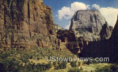 Great White Throne - Zion National Park, Utah UT Postcard
