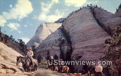 Zion National Park, Utah, UT, Postcard