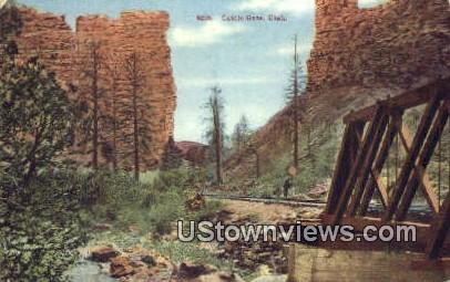 Castle Gate, Utah, UT, Postcard