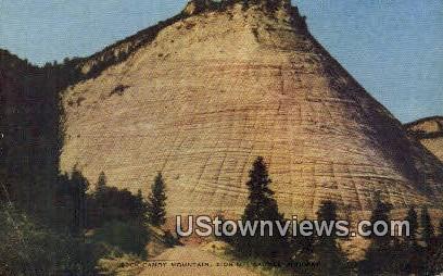 Rock Candy Mountain - Zion National Park, Utah UT Postcard
