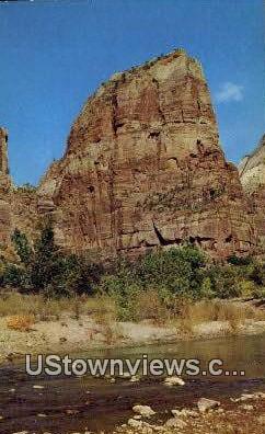 Angels Landing - Zion National Park, Utah UT Postcard