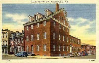Gadsby's Tavern - Alexandria, Virginia VA Postcard