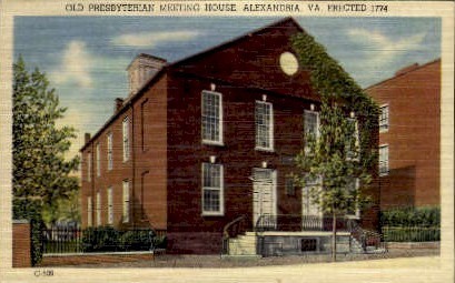 Old Presbyterian Meeting House - Alexandria, Virginia VA Postcard