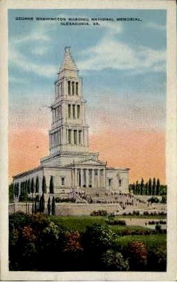 National Memorial - Alexandria, Virginia VA Postcard