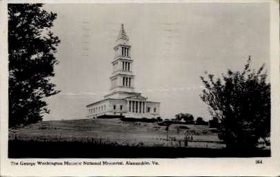 Masonic National Memorial - Alexandria, Virginia VA Postcard