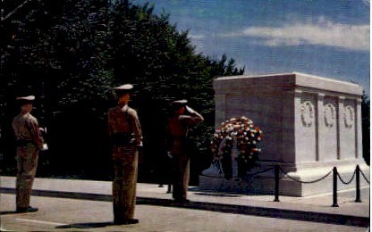 Tomb of the Unkown Soldier - Arlington, Virginia VA Postcard