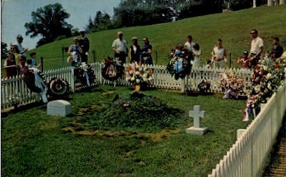 Grave of President John F. Kennedy - Arlington, Virginia VA Postcard