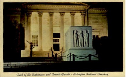 Tomb of the Unkown Soldier - Arlington, Virginia VA Postcard