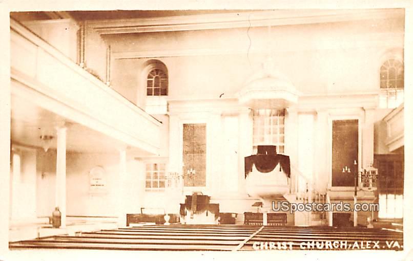 Christ Church - Alex, Virginia VA Postcard