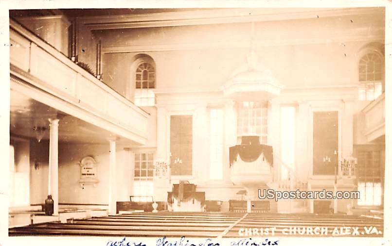 Christ Church - Alex, Virginia VA Postcard