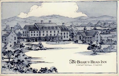 The Boar's Head Inn - Charlottesville, Virginia VA Postcard