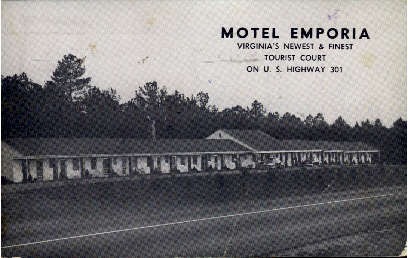 Motel Emporia - Virginia VA Postcard