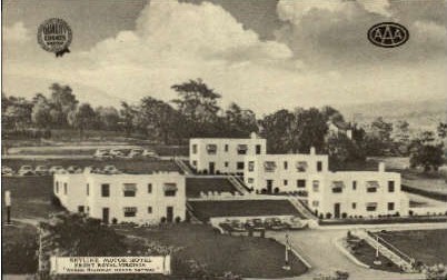 Skyline Motor Hotel - Front Royal, Virginia VA Postcard
