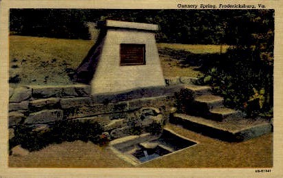 Gunnery Spring - Fredericksburg, Virginia VA Postcard