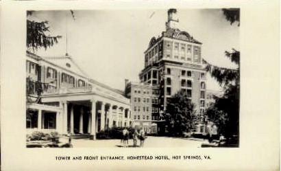 Homestead Hotel - Hot Springs, Virginia VA Postcard
