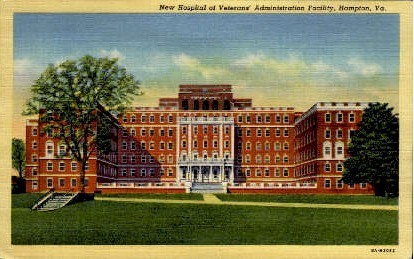 Veterans' Administration Facility - Hampton, Virginia VA Postcard