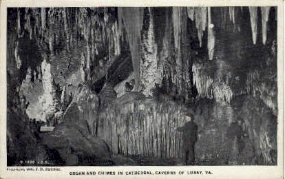 Caverns of Luray - Virginia VA Postcard