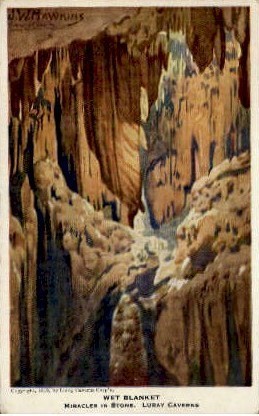 Caverns of Luray - Virginia VA Postcard