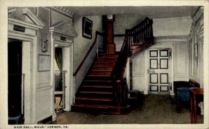 Main Hall - Mount Vernon, Virginia VA Postcard