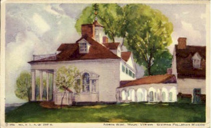 North Wing - Mount Vernon, Virginia VA Postcard