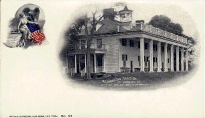 Washington Mansion - Mount Vernon, Virginia VA Postcard