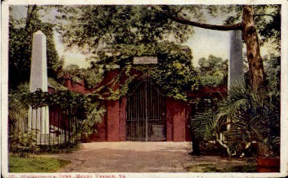 Washington's Tomb - Mount Vernon, Virginia VA Postcard