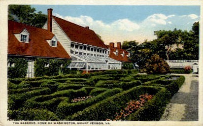 Washington's Home  - Mount Vernon, Virginia VA Postcard