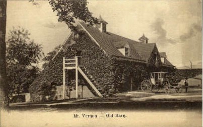 Old Barn - Mount Vernon, Virginia VA Postcard