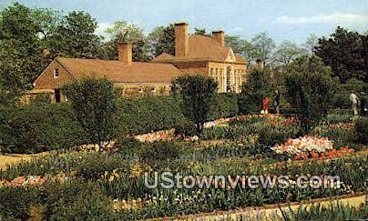 Flower Garden And Greenhouse - Mount Vernon, Virginia VA Postcard