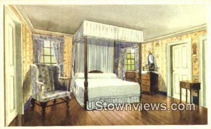 General Washington's Bed Chamber - Mount Vernon, Virginia VA Postcard