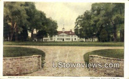 Bowling Green Entrance - Mount Vernon, Virginia VA Postcard