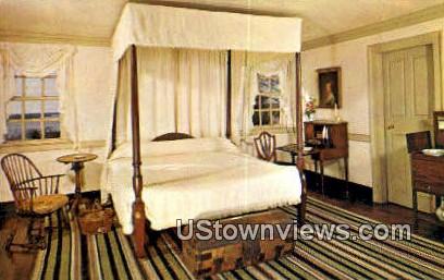 Washington's Bedroom - Mount Vernon, Virginia VA Postcard