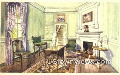 Martha Washington's Sitting Room - Mount Vernon, Virginia VA Postcard