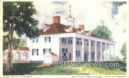 East Front  - Mount Vernon, Virginia VA Postcard