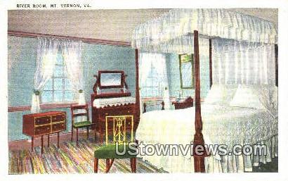 River Room - Mount Vernon, Virginia VA Postcard