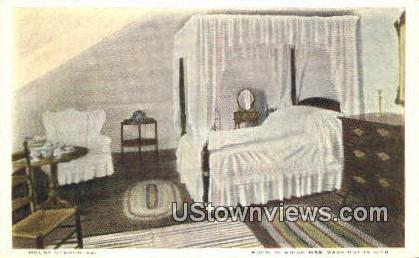 Room were Mrs. Washington Died - Mount Vernon, Virginia VA Postcard
