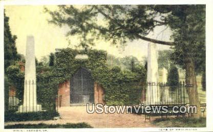 Tomb Of Washington - Mount Vernon, Virginia VA Postcard