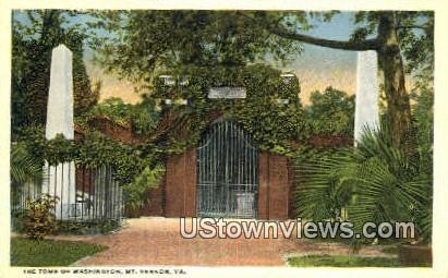 The Tomb Of Washington  - Mount Vernon, Virginia VA Postcard
