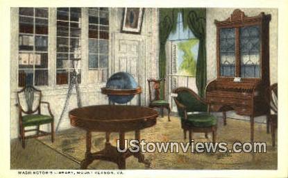 Washington Mansion  - Mount Vernon, Virginia VA Postcard