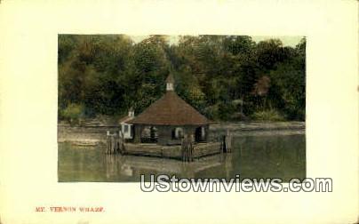 Wharf - Mount Vernon, Virginia VA Postcard