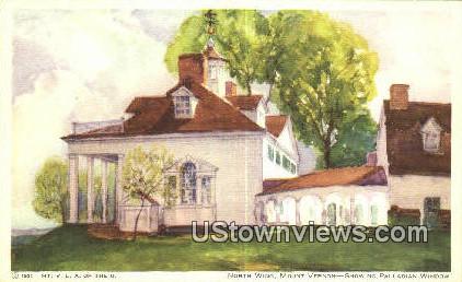 North Wing - Mount Vernon, Virginia VA Postcard