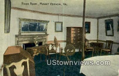 River Room - Mount Vernon, Virginia VA Postcard