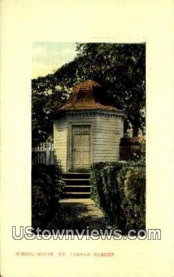 School House - Mount Vernon, Virginia VA Postcard