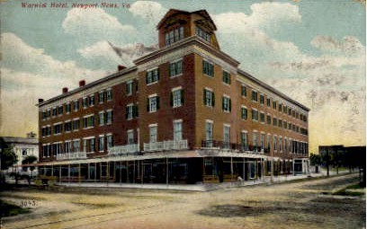Warwick Hotel - Newport News, Virginia VA Postcard